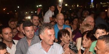 macri en villa allende