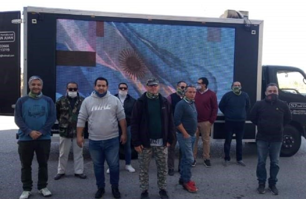 San Juan: así fue el "desfile patrio" en cuarentena