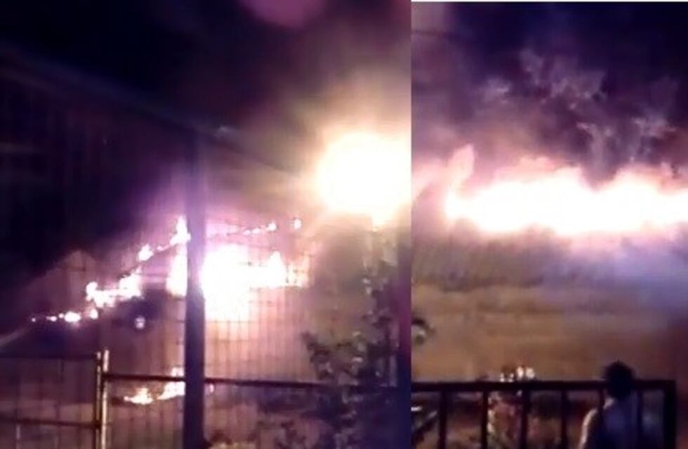 Voraz incendio en el camping del Sindicato de la Televisión causó pánico en vecinos de zona oeste