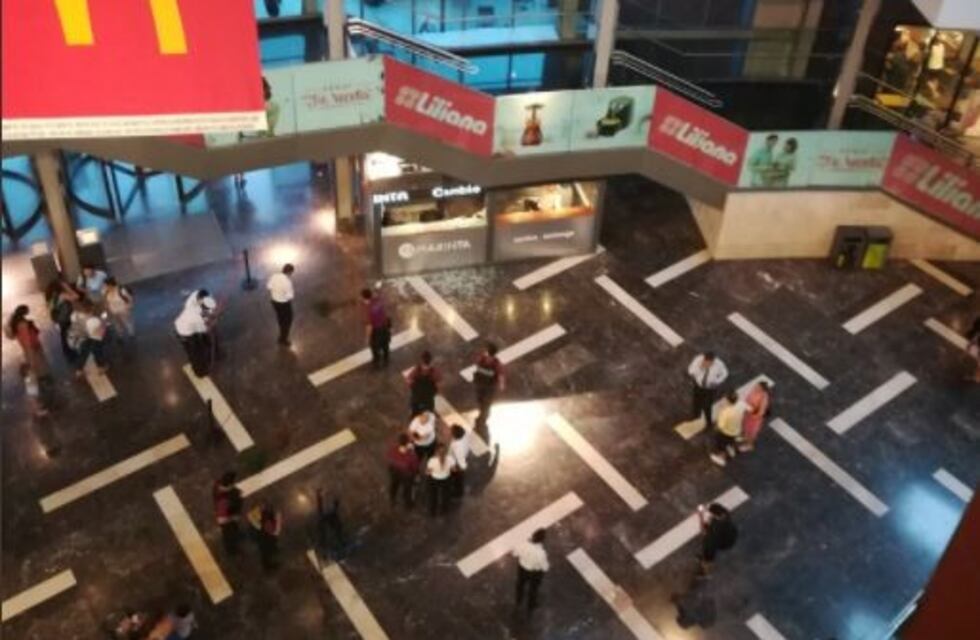 Robaron una casa de cambio en el shopping DOT