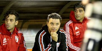 DYN43, BUENOS AIRES 25/01/2017, ALDOSIVI VS. RIVER PLATE.rnFOTO: DYN/JUANA RODRIGUEZ.rnGALLARDO mar del plata marcelo gallardo futbol partido amistoso futbolistas partido river plate vs aldosivi