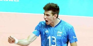 El alvearense Agustín Loser en cancha, la Selección Argentina de Vóley se quedó con el campeonato del mundo\u002E