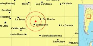 Sismo en Río Cuarto\u002E