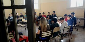 BUENOS AIRES, 07/03/2016, INICIO DE CLASES EN LAS ESUELAS DE NIVEL MEDIO\u002E EN EL COLEGIO OTTO KRAUSE, LA MINISTRA DE EDUCACION DE LA CIUDAD SOLEDAD ACUu00d1A REALIZO EL ACTO DE INAUGURACION DEL CICLO LECTIVO\u002E FOTO:DYN/LUCIANO THIEBERGER\u002E buenos aires inicio clases nivel medio secundaria colegio otto krause inauguracion ciclo lectivo acto de inauguracion comienzo clases