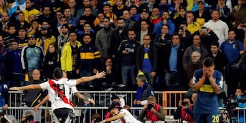 Boca borró un tuit de la Superfinal en Madrid por las cargadas de los hinchas de River\u002E (EFE)