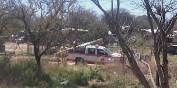 Anisacate: lograron rescatar a un perro que se cayó a un pozo de más de 4 metros