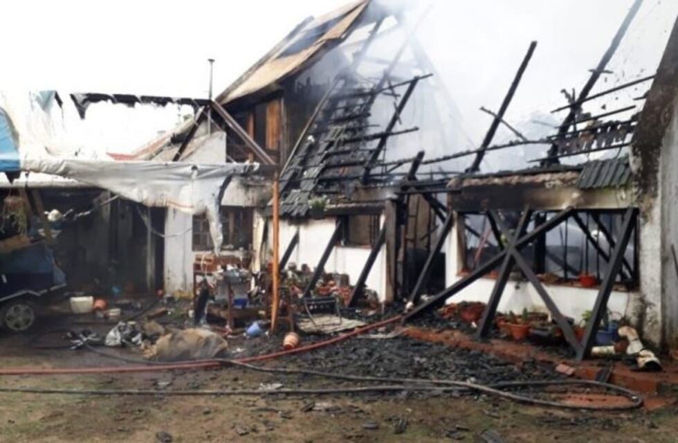 Discutió con su pareja y quemó su vivienda en San Lorenzo