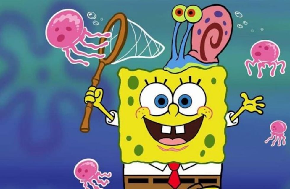 Un docente invitó a sus alumnos a ver una película de "Bob Esponja" juntos y solo uno se conectó