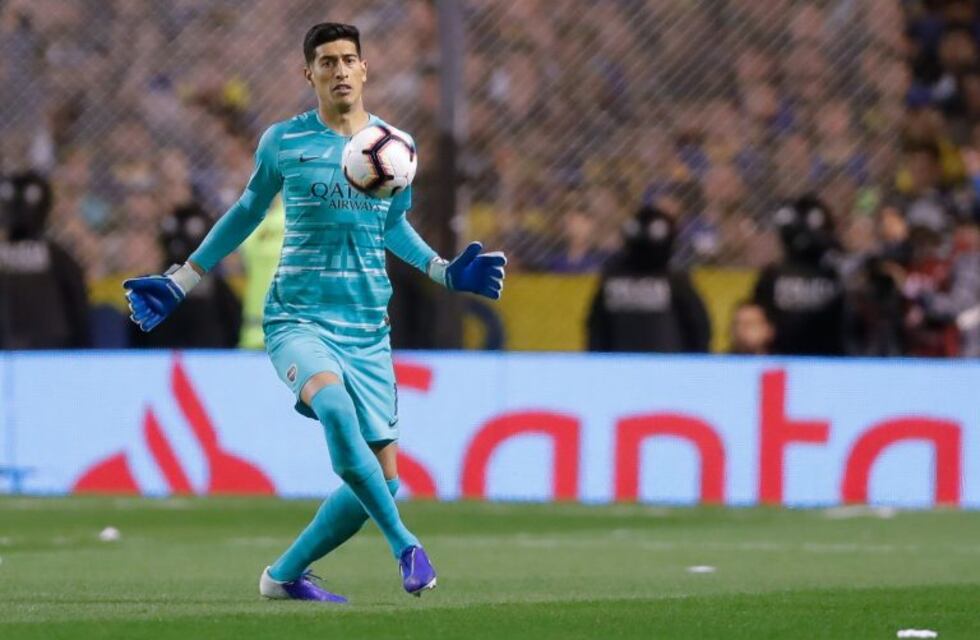 Esteban Andrada no se entrenó y es duda en Boca para el partido del domingo ante Independiente