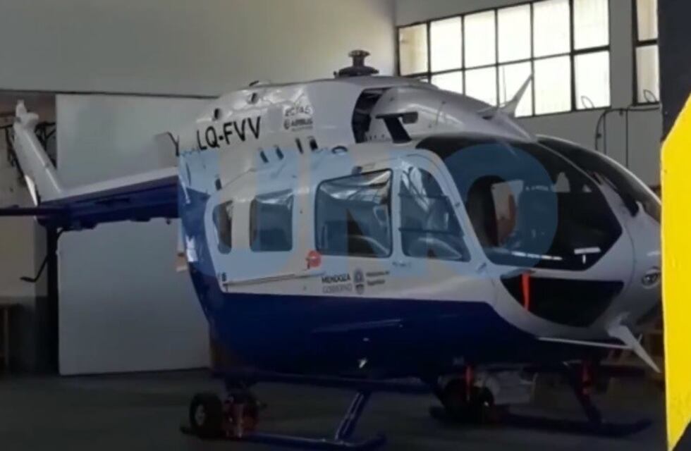 Mendoza: el helicóptero sanitario sigue inutilizado