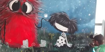 Mural de Chavetta para la Feria Infantil del Libro 2018