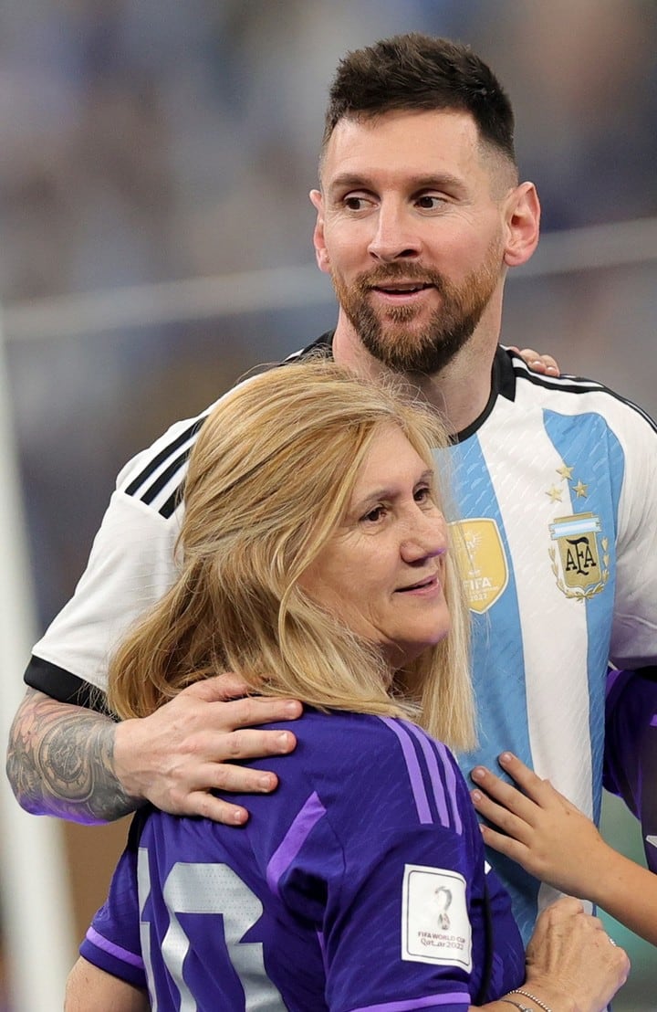 Messi junto a Celia. (Foto: EFE/EPA/Friedemann Vogel).