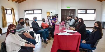 El Intendente Harrington se reunió con el Vicepresidente de la Caja de Previsión Social de Tierra del Fuego.