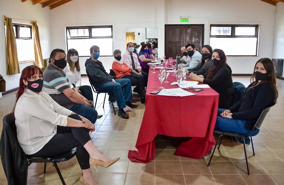 Harrington recibió a los representantes de la Caja de Previsión Social de la Provincia