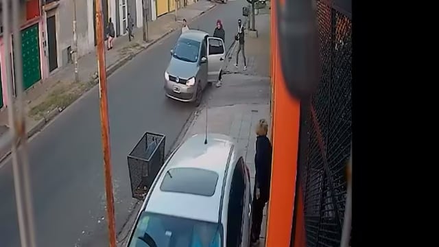 Inseguridad. El episodio ocurrió en la localidad bonaerense de Villa Celina. (Captura de video)
