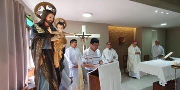 El obispo César Fernández animó a los seminaristas a "imitar la figura de San José, que se distinguió por la escucha obediente a la llamada de Dios".