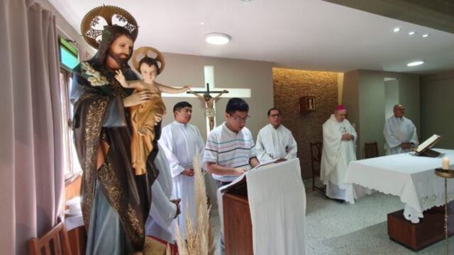 El obispo César Fernández animó a los seminaristas a "imitar la figura de San José, que se distinguió por la escucha obediente a la llamada de Dios".