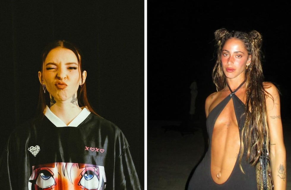 ¿Romance en el aire?: Young Miko paralizó las redes con una microbikini que parecería ser de Tini Stoessel