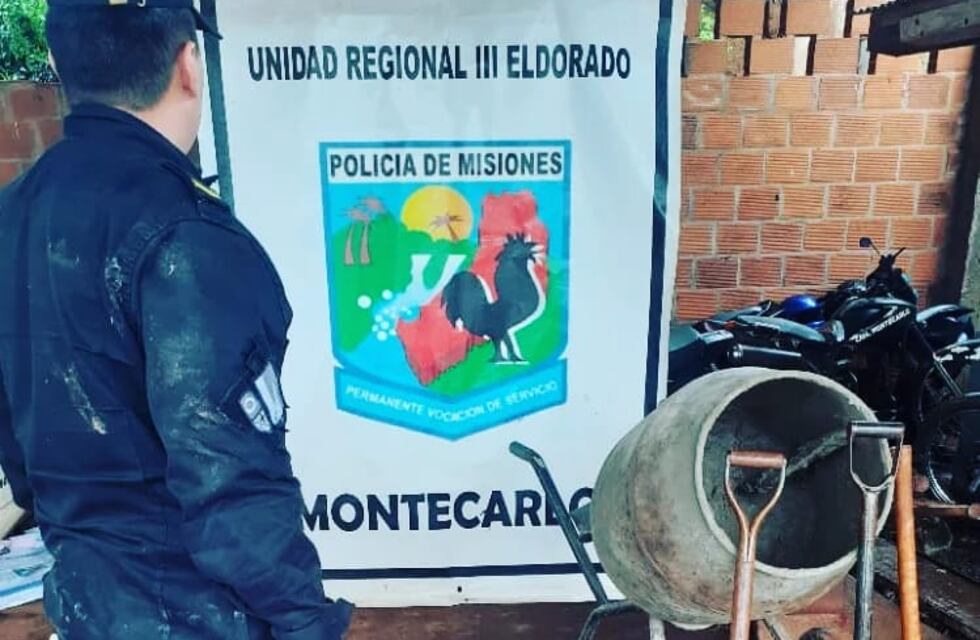 Montecarlo: efectivos policiales recuperan objetos robados