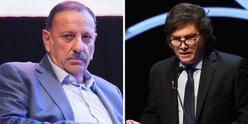 Ricardo Quintela y Javier Milei