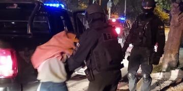 Una de las mujeres detenidas en Córdoba.