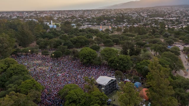 Más de 100 mil personas en los festejos en honor a la Virgen del Valle de Catamarca.