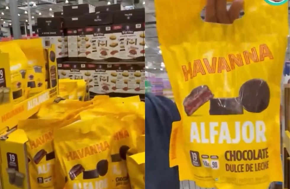 ¡Increíble! Compró alfajores Havanna en Estados Unidos más baratos que en el aeropuerto de Ezeiza