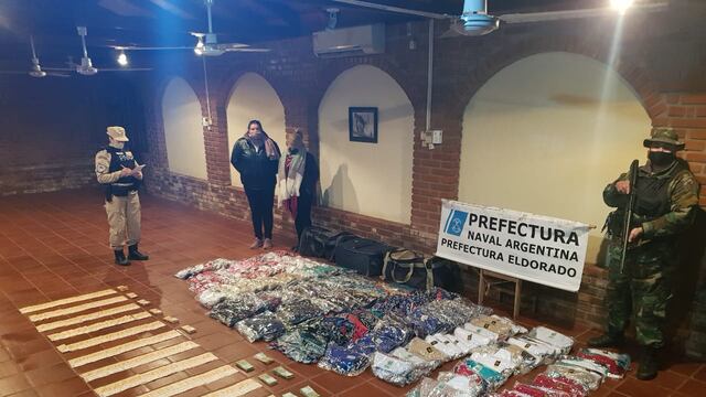 Incautan mercadería sin aval aduanero en Eldorado.