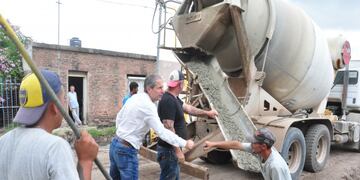 El intendente Bernarte supervisó la obra