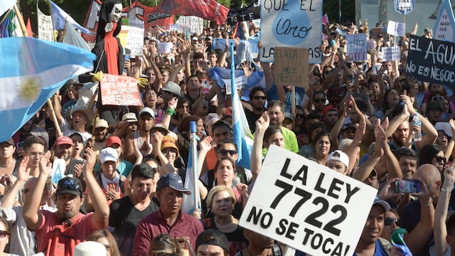 A un año de la marcha contra la reforma de la ley 7.722.