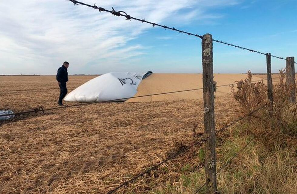 Sur de Córdoba: ataque al campo, con rotura de silobolsas