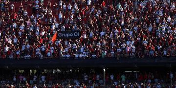 Los hinchas dijeron presente el último domingo en la victoria ante Independiente.