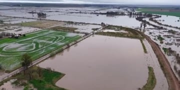 Llovieron más de 300 mm en Cruz Alta.