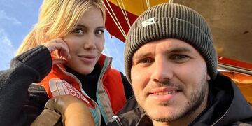 Wanda Nara y Mauro Icardi.