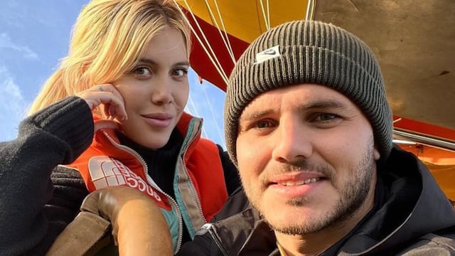 Wanda Nara y Mauro Icardi.