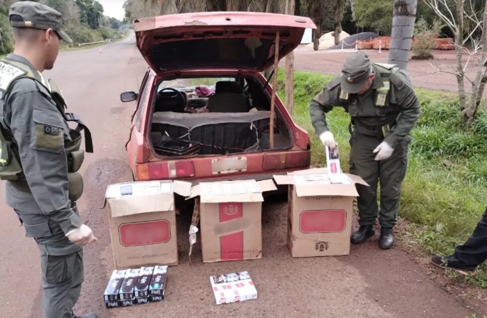 Incautan contrabando de cigarrillos en Comandante Andresito