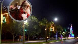 Papá Noel está llegando a Pueblo General Belgrano este domingo