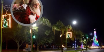Papá Noel está llegando a Pueblo General Belgrano este domingo