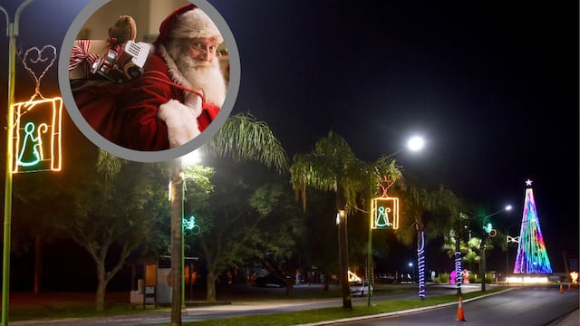 Papá Noel está llegando a Pueblo General Belgrano este domingo