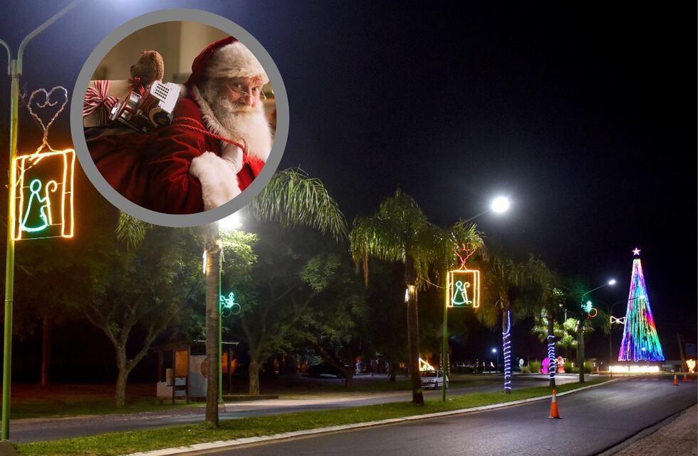 Papá Noel está llegando a Pueblo General Belgrano este domingo