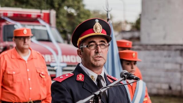 El Oficial Inspector BV Arnaldo Cabrera dejó de ser el Jefe del Cuerpo Activo Arroyito