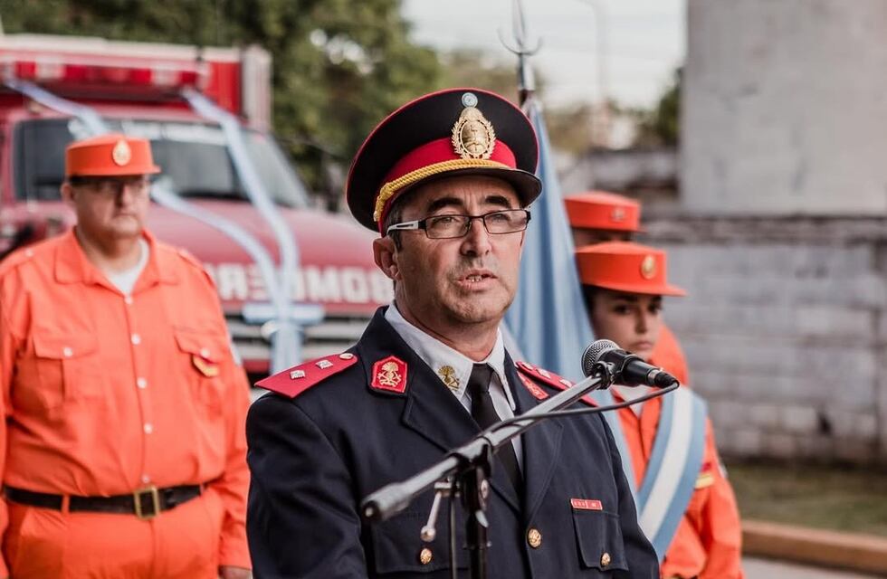 El Oficial Inspector BV Arnaldo Cabrera dejó de ser el Jefe de Bomberos de Arroyito