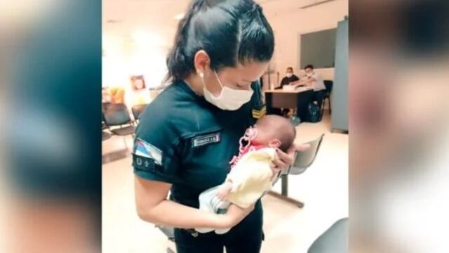 Policías salvaron la vida de una recién nacida en Posadas.