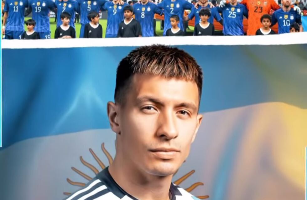 El entrerriano Lisandro Martínez debutó junto a la Selección Argentina en el Mundial Qatar 2022