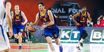 Leandro Bolmaro, cordobés de Las Varillas, estuvo cerca del título de la Euroliga (Prensa  Barcelona).