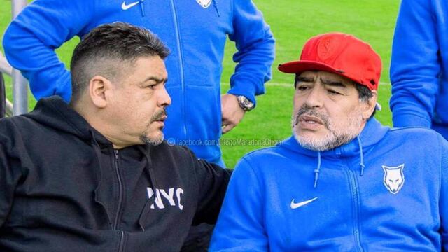 Hugo y Diego Maradona. (Foto: @DiegoMaradonaOficial)