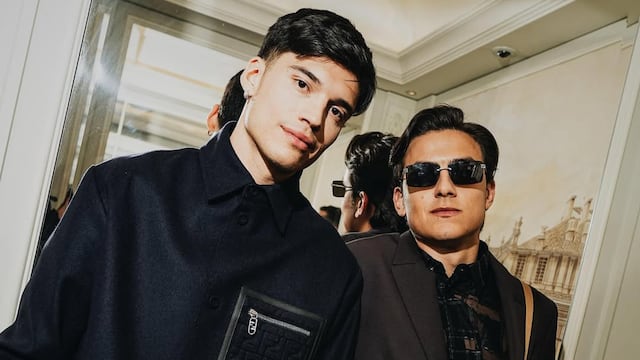 Paulo Dybala y el Tucu Correa fueron furor en la Semana de la Moda en Milán.