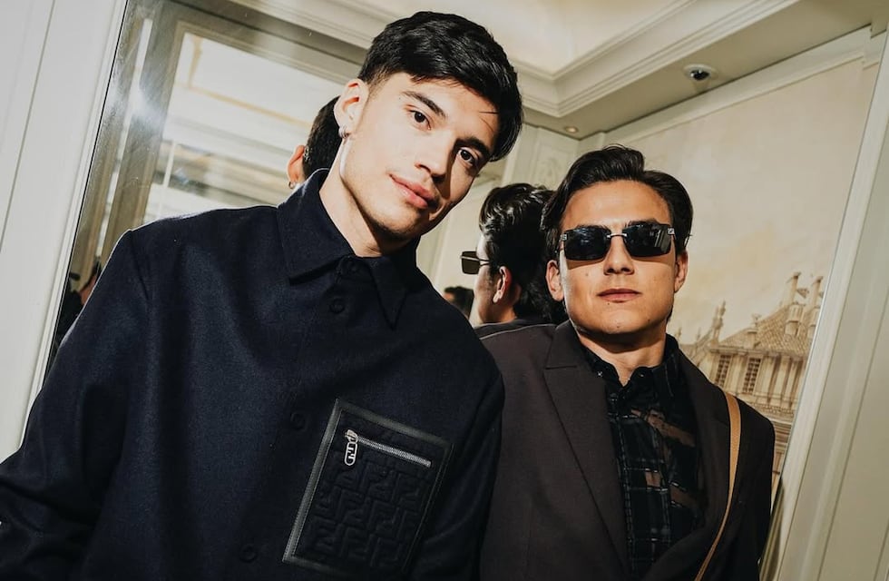 Una fortuna: el precio del conjunto Fendi que Paulo Dybala usó en la Semana de la Moda en Milán