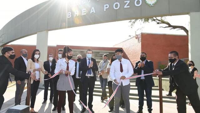 Inauguraron un nuevo colegio secundario en Brea Pozo