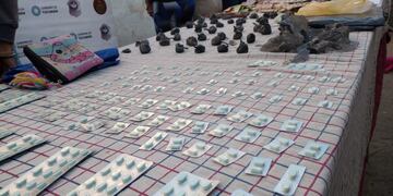 Desarticulan un “kiosco” dedicado al narcomenudeo.